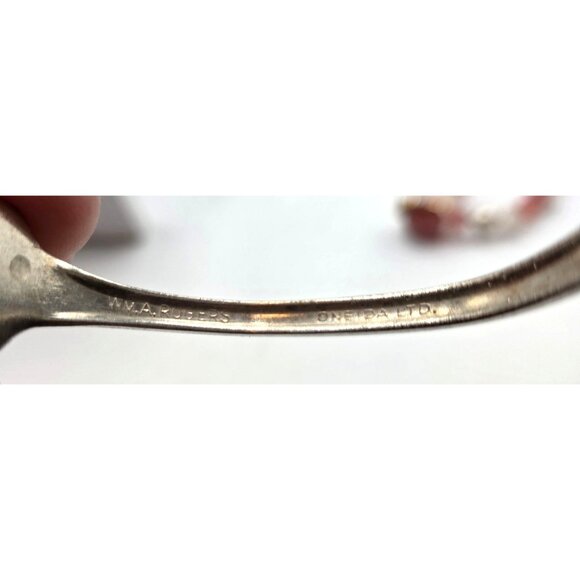 Handmade Silver Fork Bracelet By Oneida Ltd - Picture 5 of 5